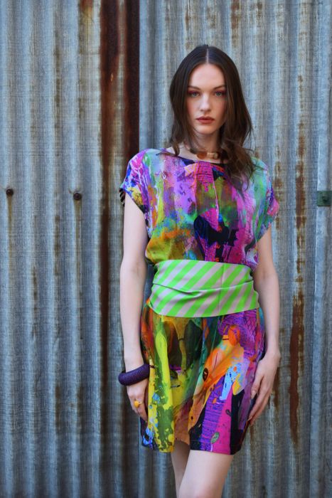 100% Silk Shift Dress