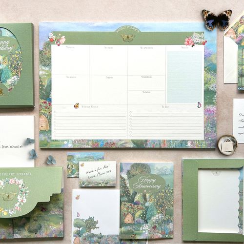 Butterfly Garden Stationary