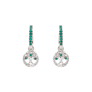 Crystal Tree of Life Earrings