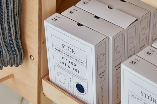 Fitted Crew Tee in Box