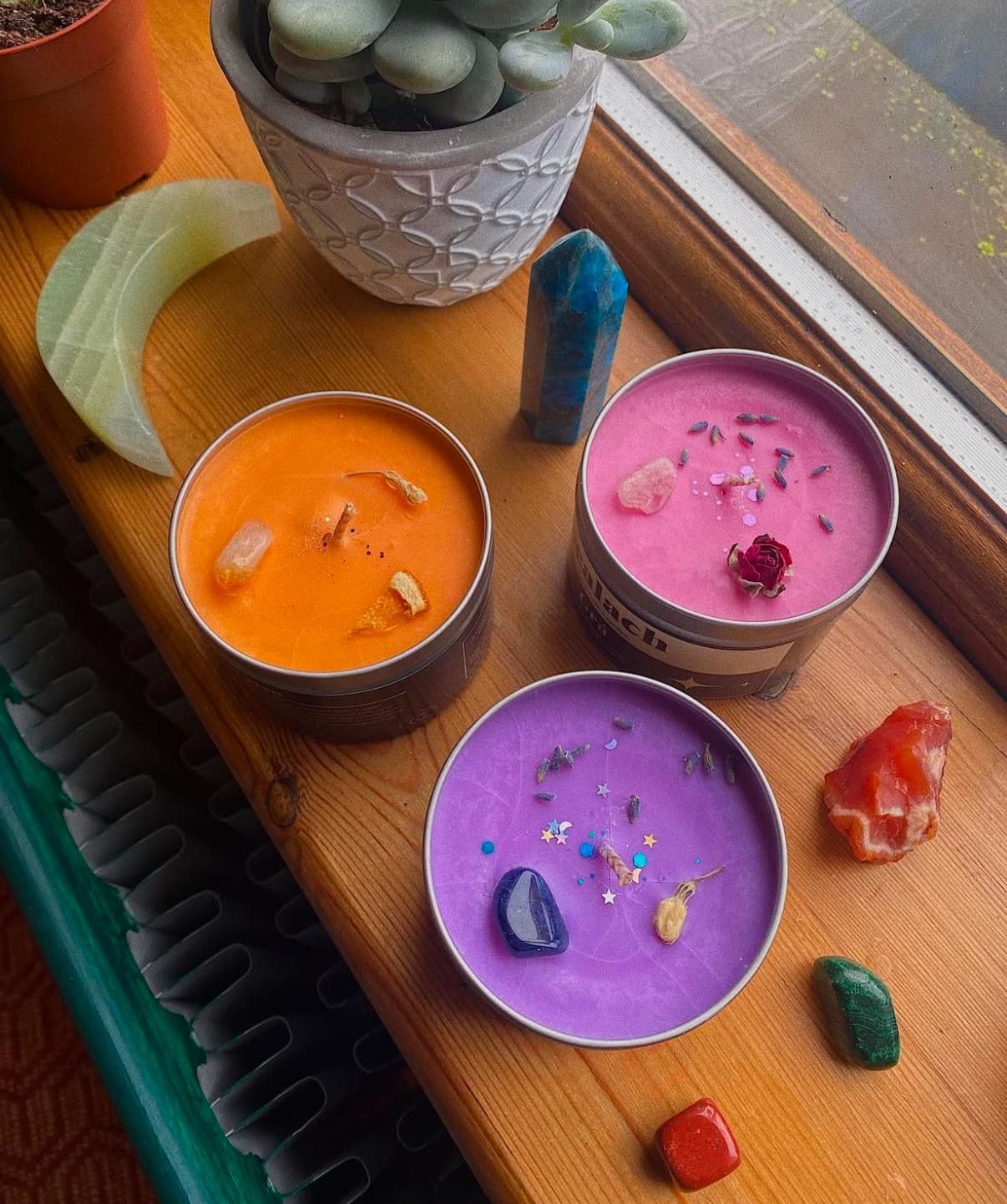 Colourful Candle Collection