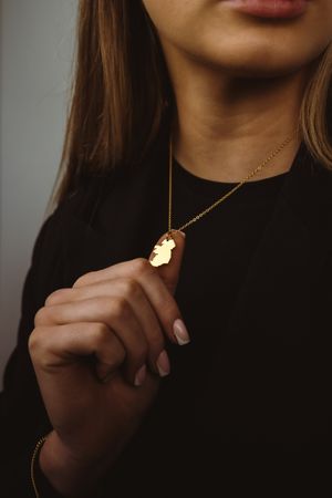  Ireland Map Necklace