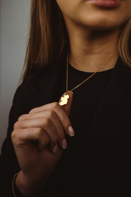  Ireland Map Necklace