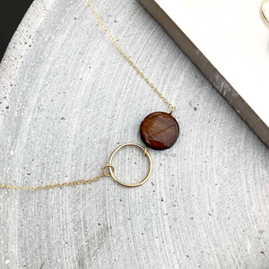 Gold Circle Necklace