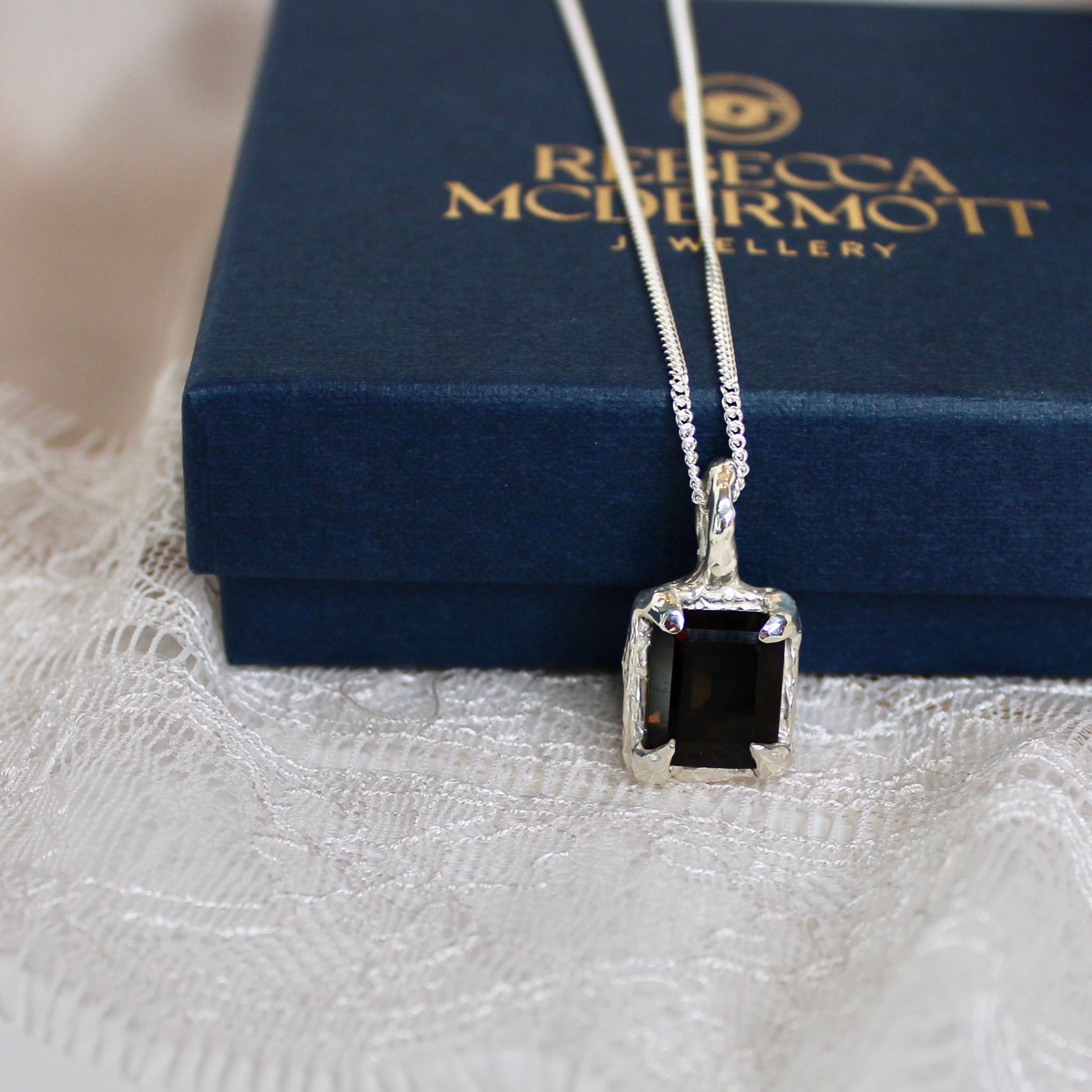 Smoky Quartz Claw Pendant