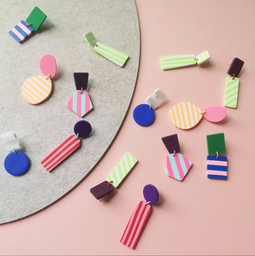 Stripey Earrings