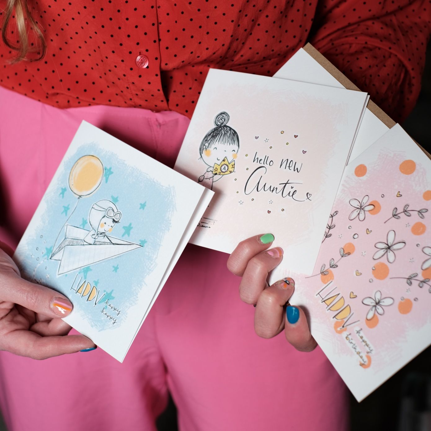 Arrival Greeting Cards