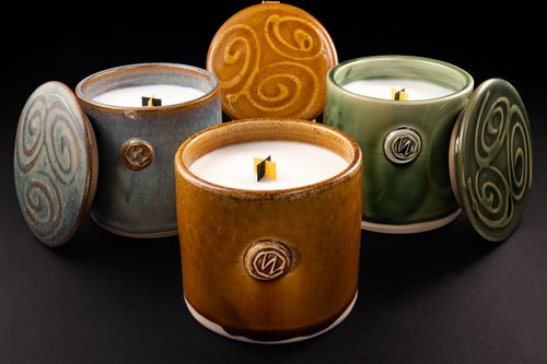 Trio of Celtic Candles