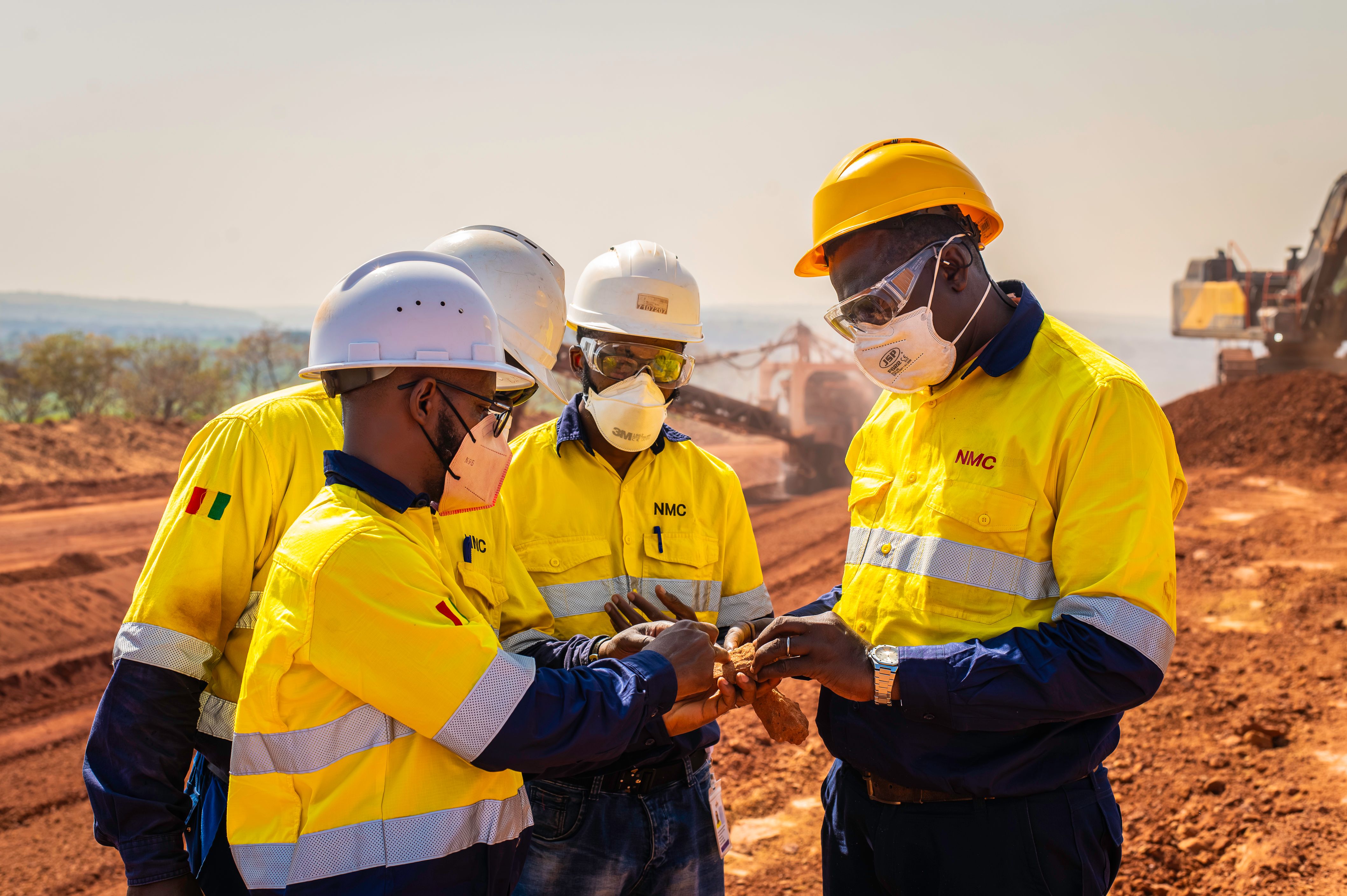 Mining operations in Guinea