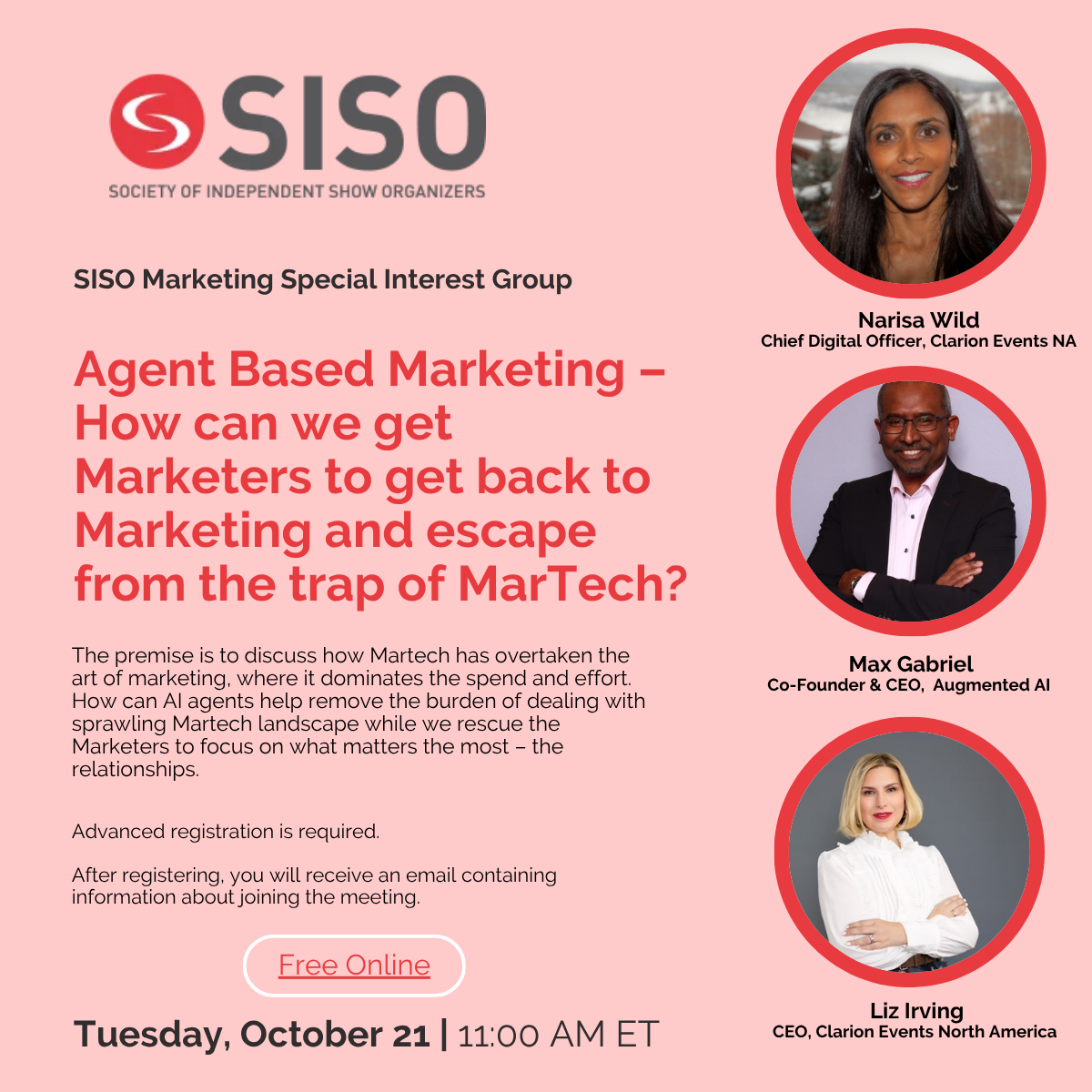 SISO Marketing SIG presents - Agent-Based Marketing: Can We Escape the Martech Trap and Get Back to Real Marketing?