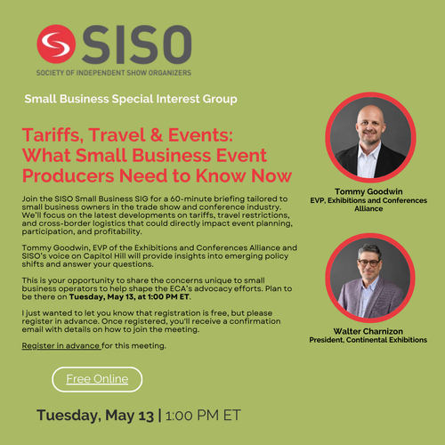 Tariffs, Travel & Events: What Small Business Event Producers Need to Know Now
