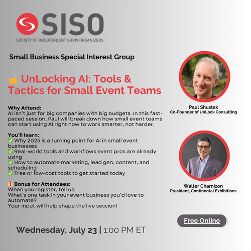 🔓 UnLocking AI: Tools & Tactics for Small Event Teams