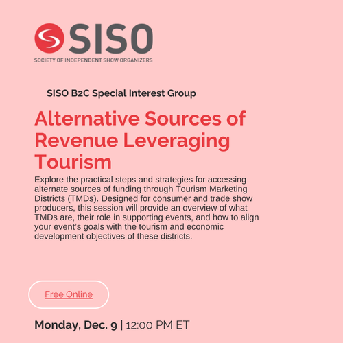 SISO B2C SIG presents, Alternative Sources of Revenue Leveraging Tourism