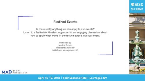 Small Business Roundtable - Festival Events