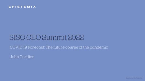 COVID-19 Forecast: The future course of the pandemic