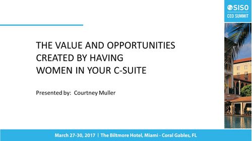 The Value And Opportunities Created By Having Women In Your C-Suite
