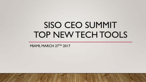 Top New Tech Tools