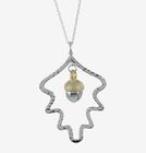 Sterling Silver Oak Leaf and Acorn necklace