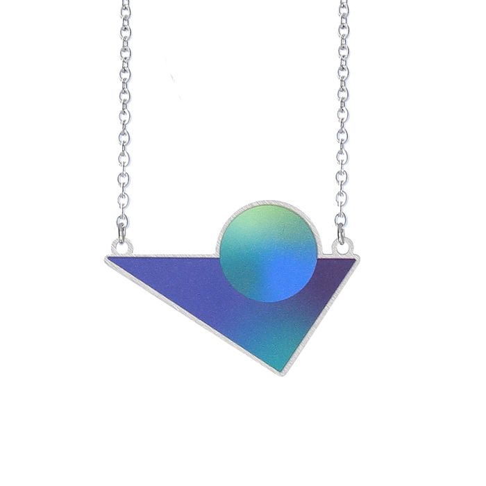 Cosmic Triangle Necklace