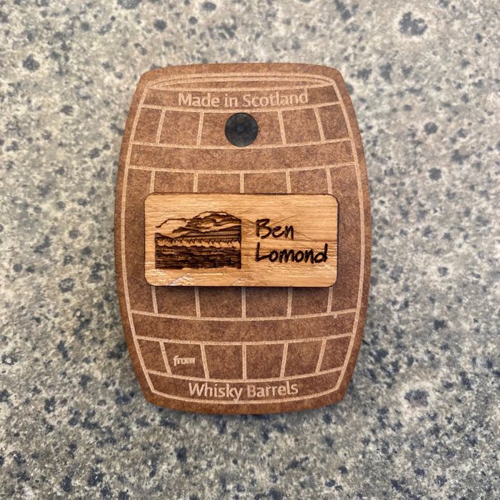 Pins made from Old Whisky Barrels