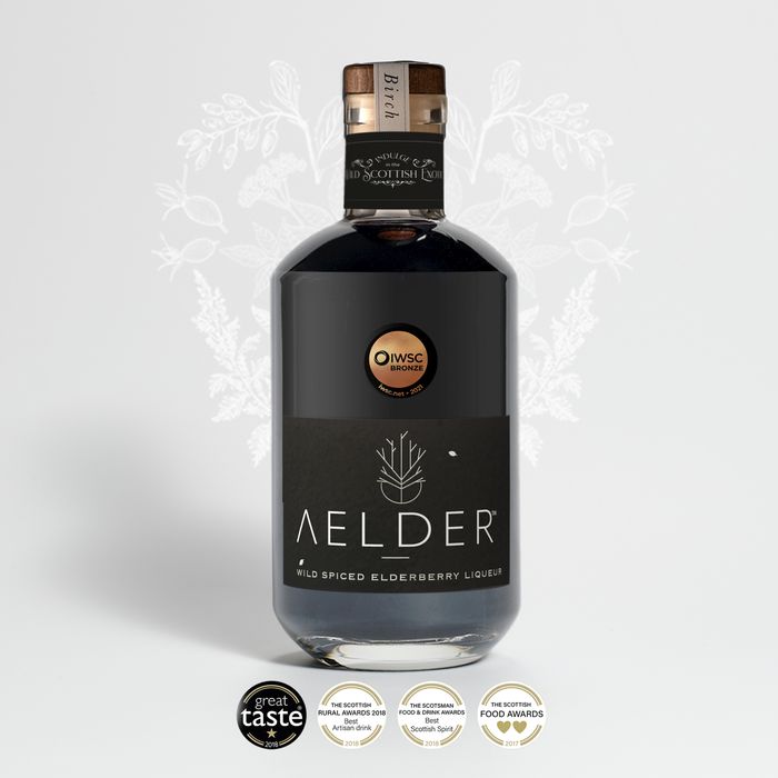 Aelder wild spiced elderberry liqueur 17% ABV