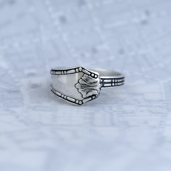 Past Present Spoon Rings