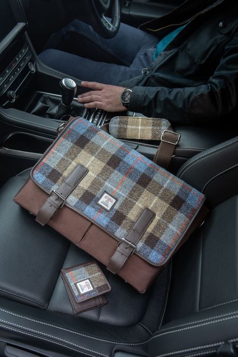 Harris Tweed Messenger Bag Scotland s Trade Fair Autumn 2024