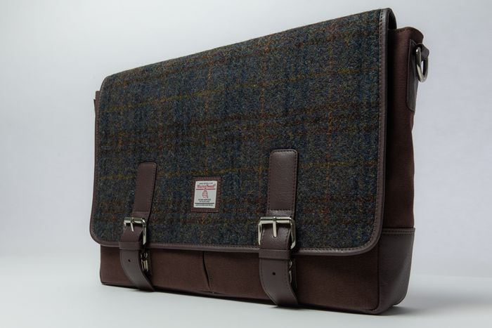 Tweed messenger bag cheap