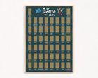 50 Scottish Dates - scratch off poster