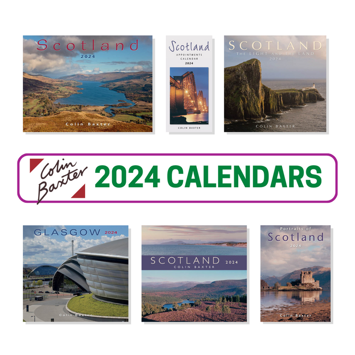 Colin Baxter 2024 Calendars Scotland’s Trade Fair Spring & Speciality