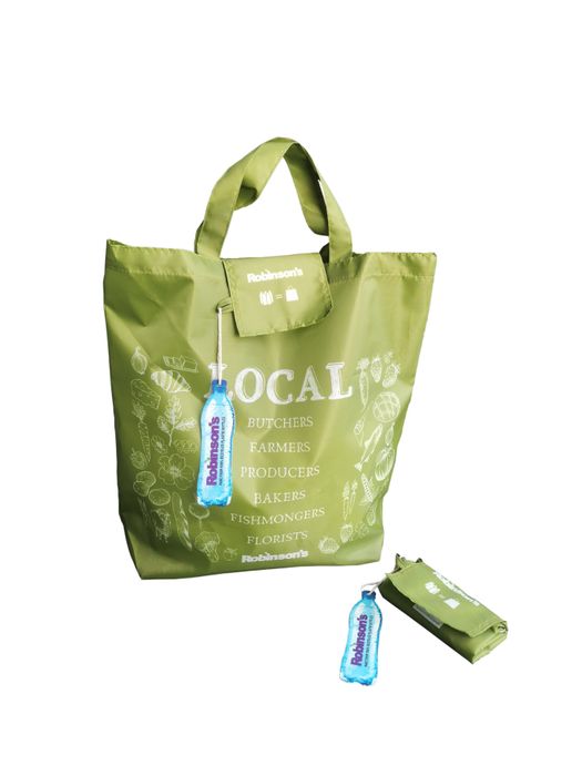 Fold Up Bags made from Recycled Plastic Bottles Scotland’s Trade Fair