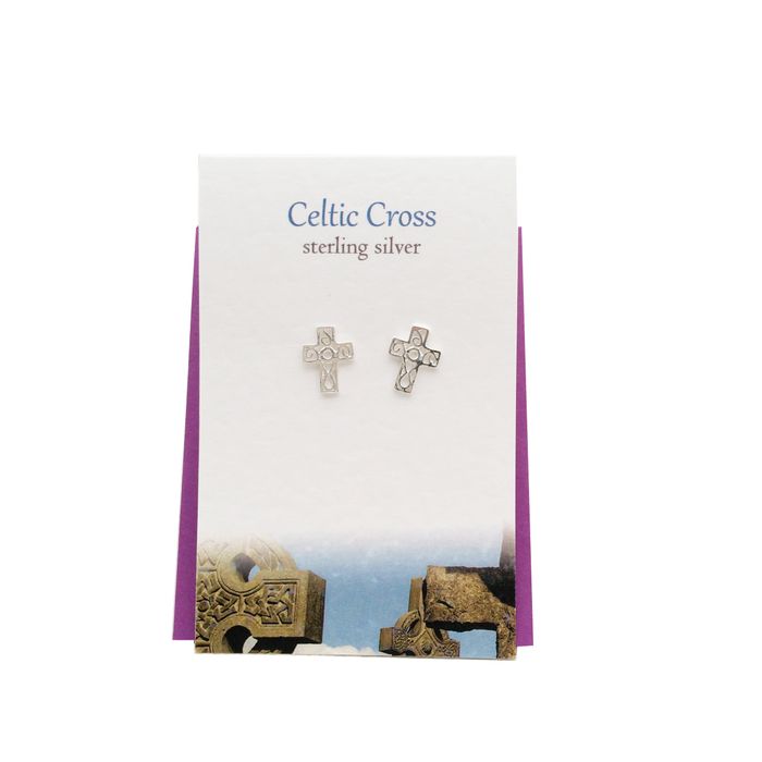 Scottish & Celtic Stud Earrings Handmade Jewellery Greeting Cards
