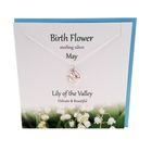 Birth Flower Collection - Handmade Jewellery Greeting Cards