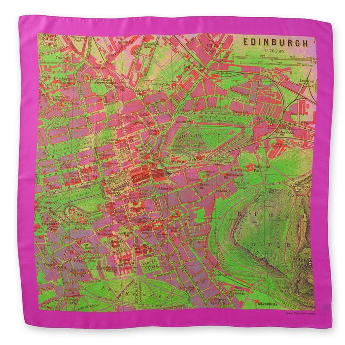 City on Cloth Map Scarves