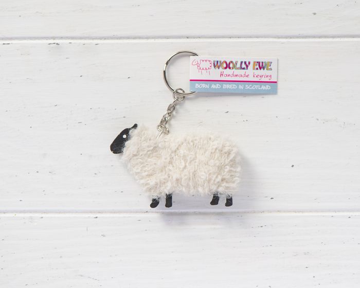 HANDCRAFTED EWES (keyrings, magnets, brooches, standing ewes)