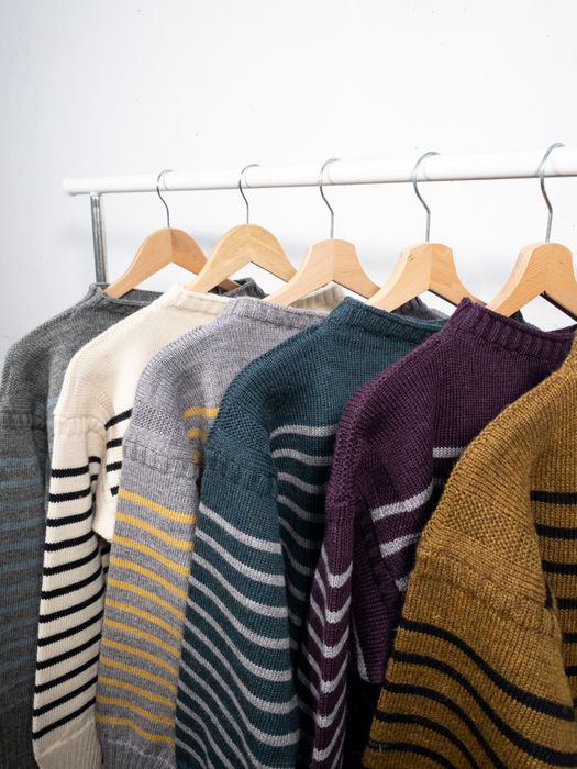 The Puffin - The Wide-Striped Guernsey Jumper