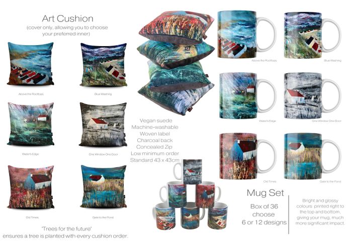 Canvas Art, Cushions, Mugs and Cards