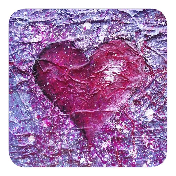 Love Purple Coaster