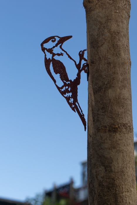 Woodpecker Wall Mount- Outdoor Garden Ornament