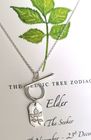 Tree Zodiac Tablet Necklace