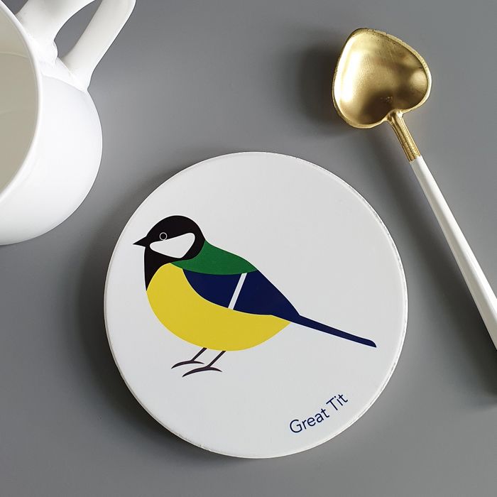 Garden Birds Ceramic Coasters