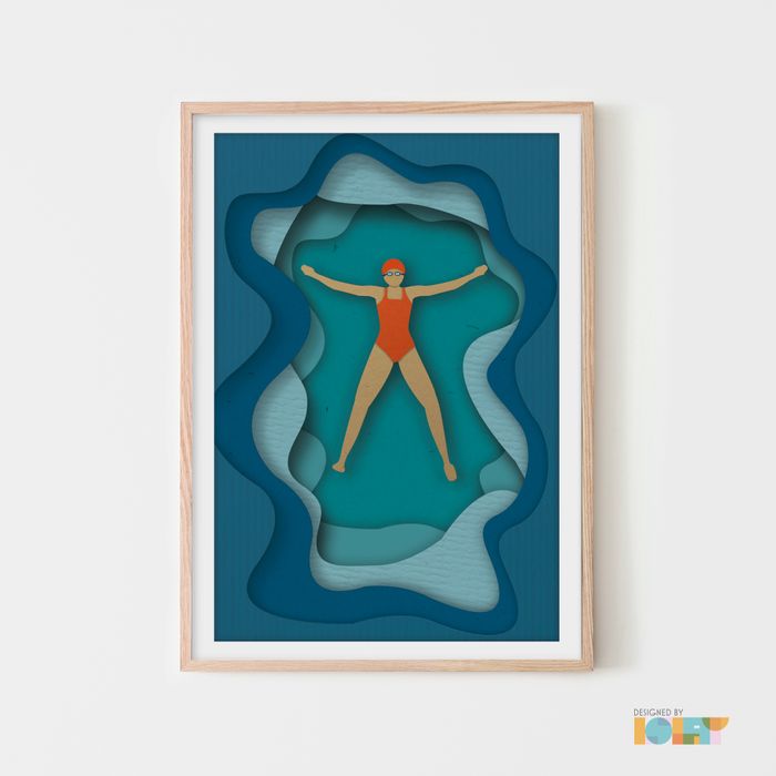 Wild Swimming Art Prints