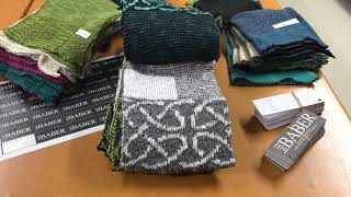 Silk & Linen Wallace Swatches @ Bill Baber Knitwear