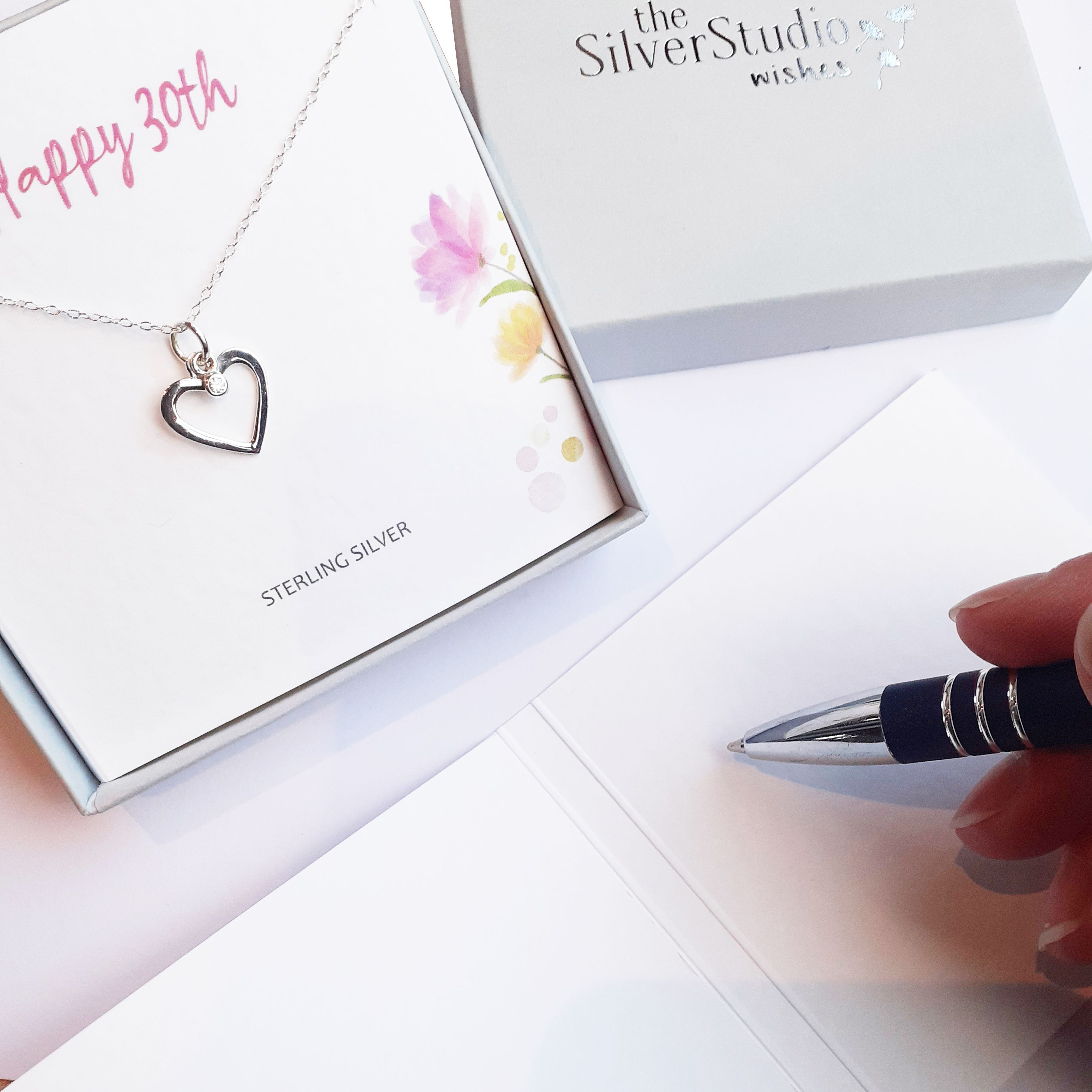 Silver Studio Wishes Boxed Card & Gift