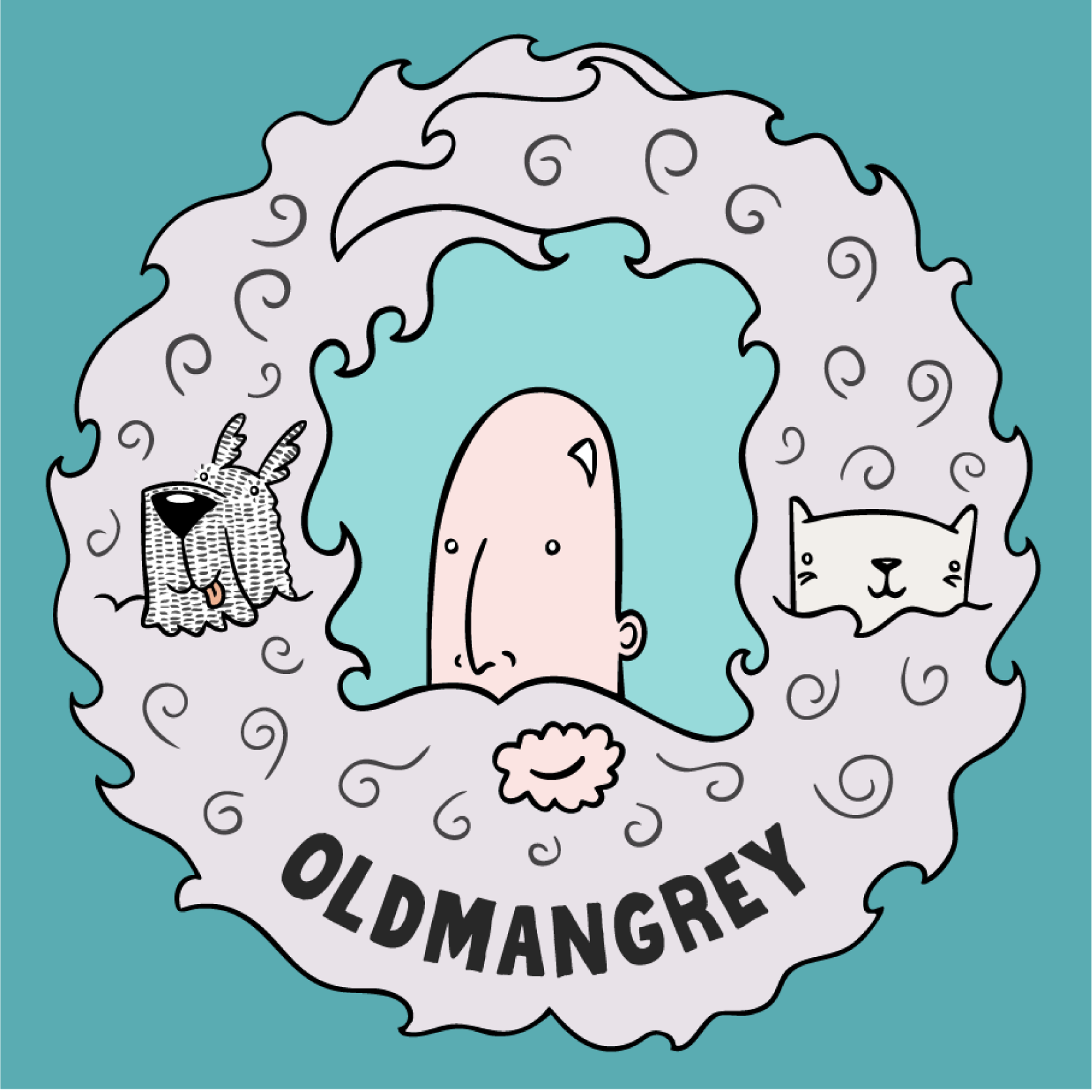 Oldmangrey Illustration