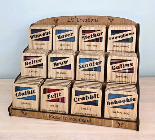 New Scots Words Coasters