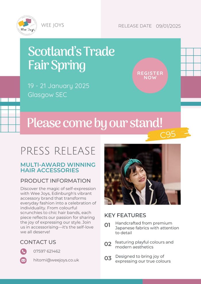 Wee Joys is making its debut at Scotland's Trade Fair Spring