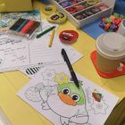 A5 Colouring in Postcards and Pencils
