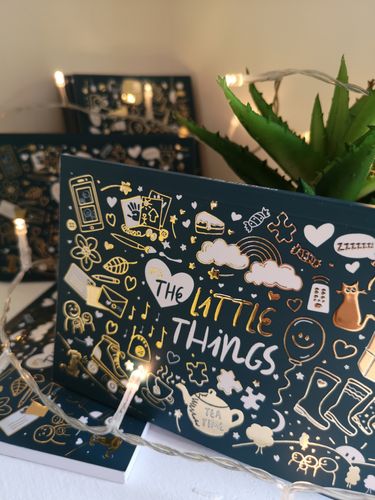A6 Paperback Foiled Notebooks