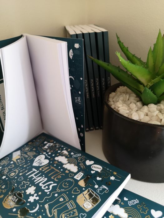 A6 Paperback Foiled Notebooks